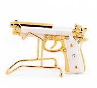 Статуэтка Migliore Pistoletto пистолет с подставкой 26602/26604