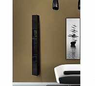 Поворотный зеркальный шкафчик Shelf.on Iglu Glossy Black черное стекло