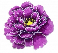 Коврик 73х73 Carnation Home Fashions Peony Flower Violet FLW73VI