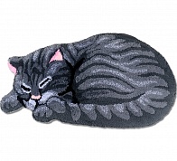 Коврик 84х45 Carnation Home Fashions Sleeping Cat Grey CAT84GRY
