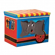 Коробка для игрушек/Коробка для хранения вещей Blonder Home Trailer Blue Elefant CVAN/88