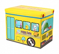 Коробка для игрушек/Коробка для хранения вещей Blonder Home Trailer Happy Time Yellow VAN/64