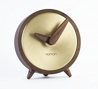Часы настольные Nomon Atomo Table G, d=10 см AMGN