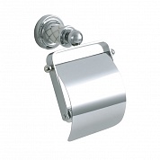 Держатель для туалетной бумаги с крышкой Boheme Murano Chrome 10901-CR