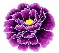 Коврик 60х60 Carnation Home Fashions Peony Flower Violet FLW60VI