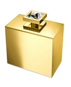 Косметическая емкость Windish Moonlight Square Gold Swarovski 88518OB (white)