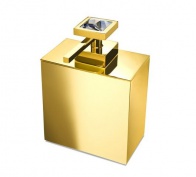 Дозатор для жидкого мыла Windish Moonlight Square Gold Swarovski 90501OB (white)