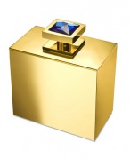 Косметическая емкость Windish Moonlight Square Gold Swarovski 88518OA (blue)