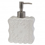 Дозатор для жидкого мыла Creative Bath Ruffles RUF59WH