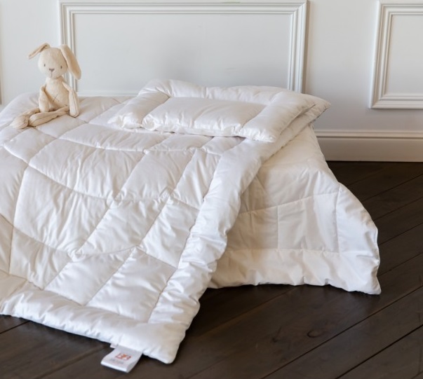 Комплект: Одеяло детское шелк 100х150 см и подушка 40х60 см German Grass Baby Silk Cocoon BSC-315