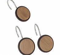Набор из 12 крючков для шторки Carnation Home Fashions Buttons PHP-BT