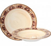 Набор тарелок:суповая и обеденная Натюрморт