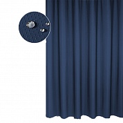 Шторка для ванной 180х200 Carnation Home Fashions Grace Jacquard Navy FSC18-HX71/85