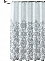 Шторка для ванной 180x200 Carnation Home Fashions Pattern Silver TEM180SLV