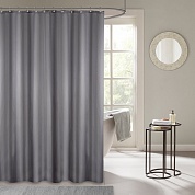 Шторка для ванной 180х200 Carnation Home Fashions Shine Grey SHI1820GRY