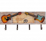 TM-18 Панно настенное с крючками "Две гитары"