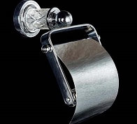 Держатель для туалетной бумаги с крышкой Boheme Murano Crystal Chrome 10901-CRST-CH