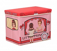 Коробка для игрушек/Коробка для хранения вещей Blonder Home Trailer Little Princess CVAN/37