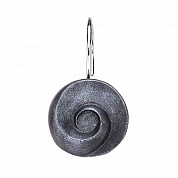 Набор из 12 крючков для шторки Carnation Home Fashions Swirl Silver PHP-SWL/03