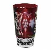 Набор стаканов 6 шт. высоких 390 мл Ajka Crystal Grape Dark Ruby  darkruby/64579/51380/48359