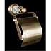 Держатель для туалетной бумаги с крышкой Boheme Murano Crystal Bronze 10901-CRST-BR