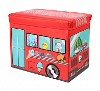 Коробка для игрушек/Коробка для хранения вещей Blonder Home Trailer Happy Time Red VAN/30