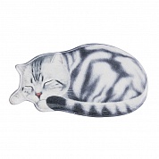 Коврик 40х76 Carnation Home Fashions 3D Cat White ACAT76WHT