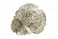 37SM-8321-JN  Настенный декор Цветок серебрист.36,8*40,6*9,53см