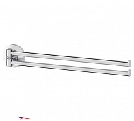 Держатель полотенец поворотный двойной 37 см FBS Standard STA 044