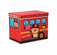 Коробка для игрушек/Коробка для хранения вещей Blonder Home Trailer Fire Truck CVAN/30