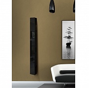 Поворотный зеркальный шкафчик Shelf.on Iglu Glossy Black черное стекло