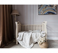 Комплект: Одеяло детское хлопок/лен 100х135 см и подушка 40х60 см German Grass Baby Organic Linen Grass BOC-113