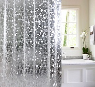 Шторка с 3D эффектом 180x200 Carnation Home Fashions  Pebbles USC-3DP/26