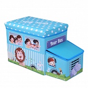 Коробка для игрушек/Коробка для хранения вещей Blonder Home Tour Bus Blue BUS/57L