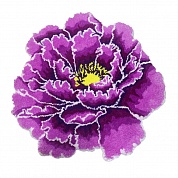 Коврик 73х73 Carnation Home Fashions Peony Flower Violet FLW73VI