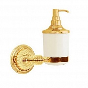 Дозатор для жидкого мыла настенный Boheme Hermitage Gold 10367