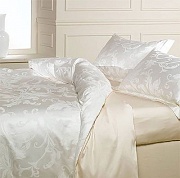 Комплект постельного белья Евро 200х200 Caleffi Turandot белый 32374