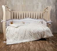 Комплект: Одеяло детское шелковое 100х135 см и подушка 40х60 см German Grass Baby Batterfly BBK-213