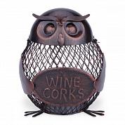 Декоративная емкость для винных пробок/мелочей Boston Owl 230469