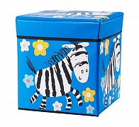 Коробка для игрушек/Коробка для хранения вещей Blonder Home Little Zebra B30ZBRB