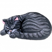 Коврик 84х45 Carnation Home Fashions Sleeping Cat Grey CAT84GRY