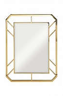KFG081 Зеркало прямоугольное в метал. раме цвет золото 71*91*2см