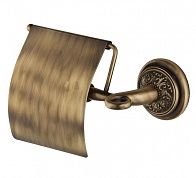 Держатель для туалетной бумаги с крышкой WellWood Old British Bronze AC-021100200 