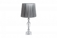 X181617 Лампа настольная серебряный плафон 37х10х10 см