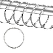 Набор из 12 крючков для шторки Carnation Home Fashions O Type Hooks Chrome SLM-O/03