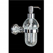 Дозатор для жидкого мыла настенный Boheme Murano Crystal Chrome 10912-CRST-CH