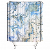 Шторка для ванной 180x200 Carnation Home Fashions Marble Turquoise MRB115QUS