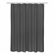 Шторка для ванной 178х213 Carnation Home Fashions Grace Jacquard Black FSC18-HX84/16