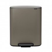 Мусорный бак (2х30 л) Brabantia Bo Pedal Bin 211546