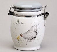 БАНКА LEFARD "FUNNY HENS" 11,5*15 СМ 700 МЛ (КОР=24ШТ.)